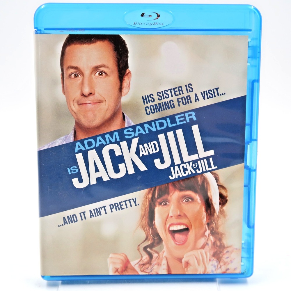 Jack and Jill Blu-ray Disc 2012 Adam Sandler Katie Holmes Movie PG